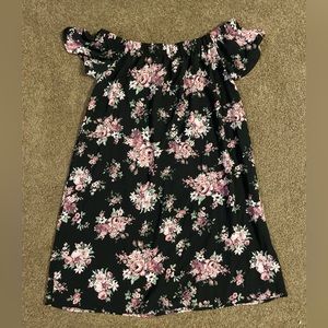 Floral Off the Shoulder Dress